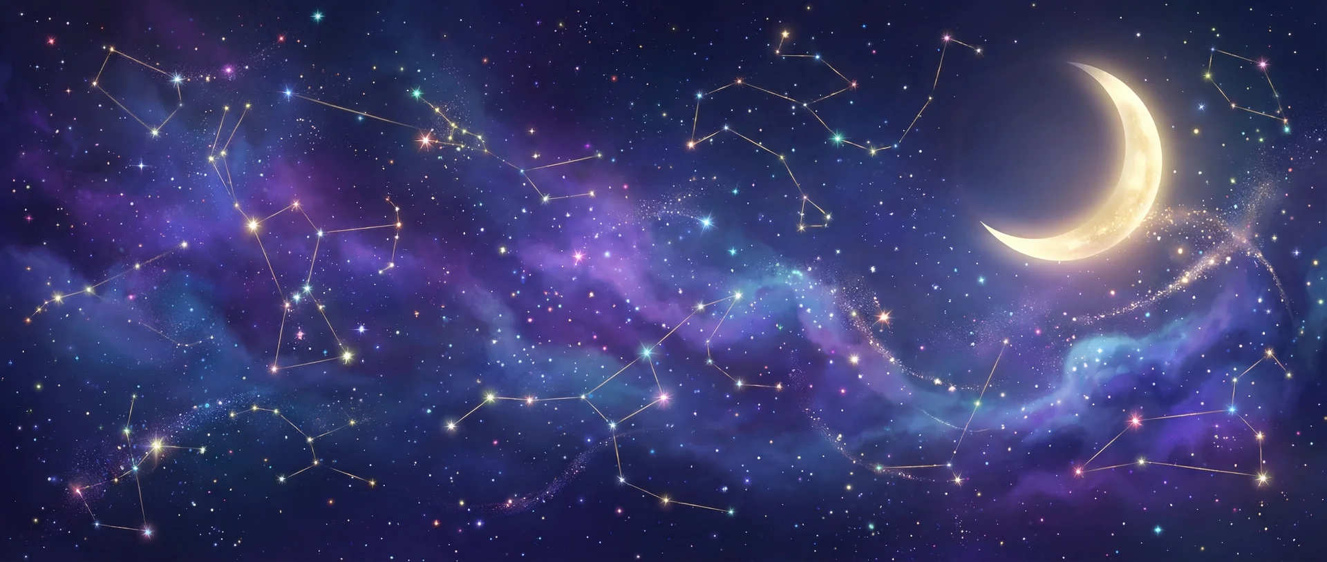 星空背景 - 王思聪小号伪装成吴亦凡 | 每日星座运势与塔罗占卜